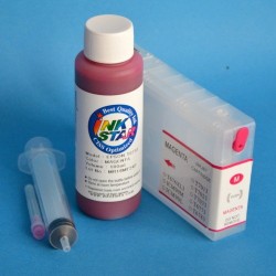 Cartucho Recargable para Epson WP-4025 DW magenta mas tinta