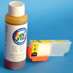 Cartucho Recargable para Epson XP-800 amarillo mas tinta