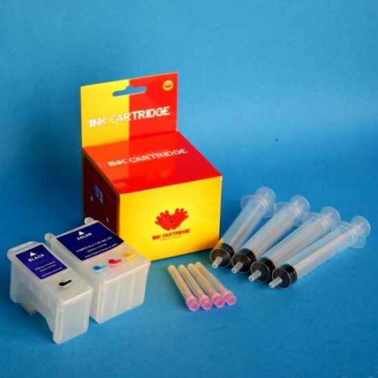Compatible Epson Color 40UX Cartuchos Recargables Autoreseteables Kit sin Tinta