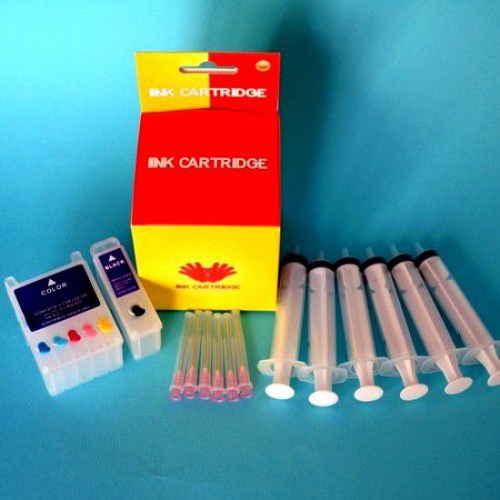 Compatible Epson Color 825 Cartuchos Recargables Autoreseteables Kit sin Tinta