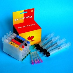 Sublimación para Epson DX4400 Cartuchos Recargables Autoreseteables Kit sin Tinta