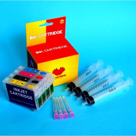 Compatible Epson DX7000 Cartuchos Recargables Autoreseteables Kit sin Tinta Compatible Epson DX7000 Cartuchos Recargables Autoreseteables Kit sin Tinta