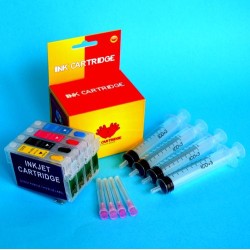 Compatible Epson DX9200 Cartuchos Recargables Autoreseteables Kit sin Tinta