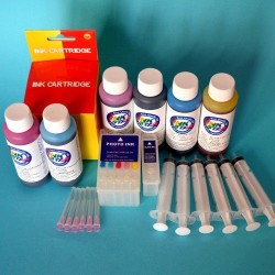 Compatible Epson Photo 1280S Cartuchos Recargables Autoreseteables Kit con Tintas