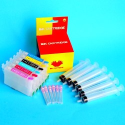 Compatible Epson RX320 Cartuchos Recargables Autoreseteables Kit sin Tinta