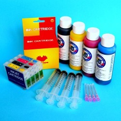 Compatible Epson SX600FW Cartuchos Recargables Autoreseteables Kit con Tintas