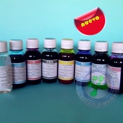 Compatible Epson R800R Pack 8 x 100ml Tinta para Recarga