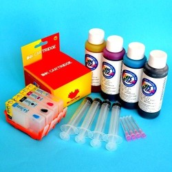 Cartuchos Recargables Kit con tinta para Hp Photosmart 5512 e-AiO