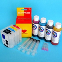 Compatible Hp Business InkJet 2280tn Cartuchos Recargables Kit con Tintas