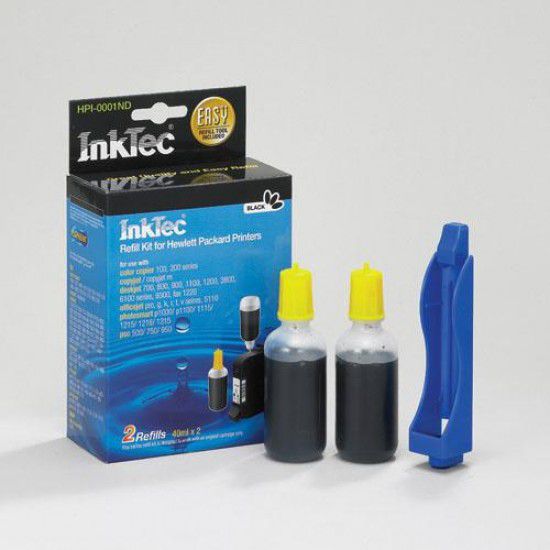 Kit Recarga Tinta para Hp Designjet 750c Negro