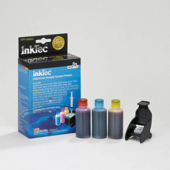 Kit Recarga Tinta Para Hp Deskjet 1514 Color