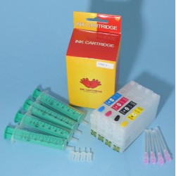 Compatible Epson WF-4725DWF Cartuchos Recargables Autoreseteables Kit sin Tinta