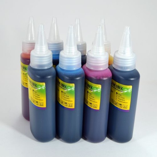 Compatible Epson R800 Refresh Pack 8 x 100ml Tinta para Recarga